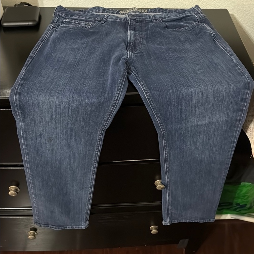 Express Blue Relaxed Fit Jeans Classic Denim